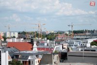 žeriavy stavby City Arény