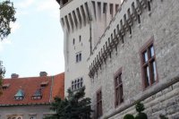 Smolenický zámok - pohľad na nádvorie