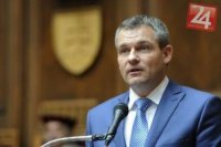 Minister školstva Peter Pellegrini počas slávnostného príhovoru.