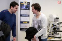 študenti na dni otvorených dverí