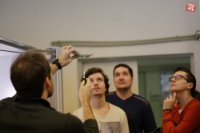 študenti na dni otvorených dverí