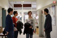 študenti na dni otvorených dverí