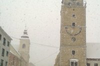 pohľad na Mestskú vežu