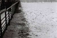 1956: V dôsledku dlhotrvajúcich mrazov zamrzol Dunaj, hrúbka ľadu bola 1,8 metra.