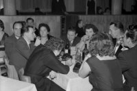 Na archívnej snímke z 13. decembra 1959 Ples družby v Bratislave.FOTO TASR - Erik Stražan