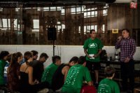 Oficiálne otvorenie akcie za účasti mestského poslanca Matúša Molitorisa