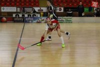 Bystrická florbalistka Janka Hríbiková v akcii