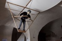 klzák z výstavy Aeronautica - lietajúce stroje Leonarda da Vinci