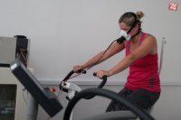 Slovenská lyžiarka Veronika Velez Zuzulová počas testov vo Vojenskom športovom centre Dukla v Banskej Bystrici