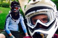 Adrián Rusnák s kamarátom