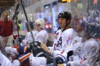 Na snímke Zdeno Chára (Výber hviezd) počas exhibičného zápasu - spomienka na Miroslava Hlinku HC ´05 iClinic Banská Bystrica - Výber hviezd 31. júla 2015 na zimnom štadióne v Banskej Bystrici.