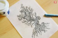 Diela mladej bystrickej tatérky Ewel.