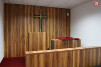 Na snímke kaplnka v novej futbalovej aréne City Arena – Štadióna Antona Malatinského