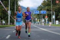 Na snímke bežkyne počas Banskobystrického maratónu 2015.