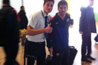 Na tento moment Erik nikdy nezabudne, podarilo sa mu vyfotiť s hviezdnym futbalistom Lionelom Messim.