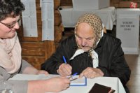 Najstaršia volička obce Terchová 96-ročná Anna Halasová. Foto: Erika Ďurčová