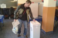 Prvý volič vo Zvolene, Autor foto: Jozef Poliak