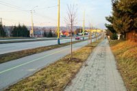 Počas Vianoc na cyklistickom chodníku na Lesníckej ulici pribudol priechod pre chodcov. Aktuálna sezóna preverí, či to nebude problém.
