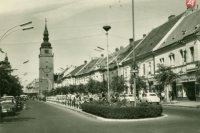 Takto vyzerala Hlavná ulica  v 60. rokoch 20. storočia