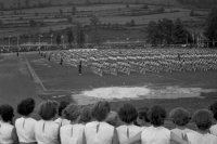 Krajská spartakiáda mládeže v Žiline z roku 1955