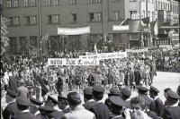 Prvomájové oslavy v centre Žiliny