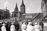 Prvomájové oslavy v centre Žiliny