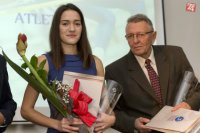 Michaela Pešková a jej tréner Eduard Čordáš