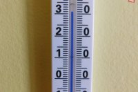 Teplota dopoludnia v interiéri.