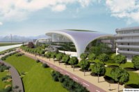 1. - 2. miesto - Víťazný návrh A z dielne Ing. arch. Pavla Mrázeka