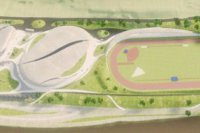 1. - 2. miesto - Víťazný návrh B. Autormi projektu sú  Ing. arch. Ján Gustiňák, Ing. Miroslav Kováčik a Ing. Pavol Ladňák