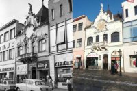 Hlavná ulica - Žobráko dom 1972, LENCSE ZOLTÁN/súčasnosť