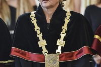 Na snímke novovymenovaná rektorka Vysokej školy manažmentu v Trenčíne Edita Hekelová.