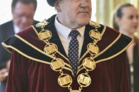 Na snímke novovymenovaný rektor Univerzity sv. Cyrila a Metoda v Trnave Roman Boča.