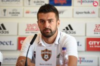 Kapitán Trnavy Boris Godál na tlačovej konferencii