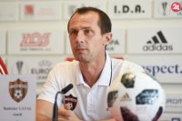 Tréner Trnavy Radoslav Látal na tlačovej konferencii