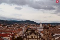 Výhľad z veže Dómu sv. Alžbety