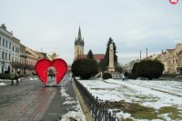 Takto to v Prešove vyzeralo počas Valentína napríklad v roku 2017.