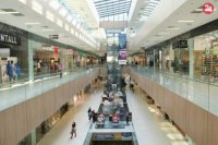 nákupné centrum Mlyny v Nitre býva natrieskané