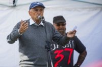 Protest na Námestí slobody v Bratislave