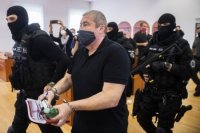 Na snímke obžalovaný bývalý špeciálny prokurátor Dušan K. pred vyhlásením rozsudku na Špecializovanom trestnom súde (ŠTS) v Pezinku 20. septembra 2021.