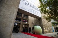 vstup do slovenského pavilónu na Svetovej výstave Expo Dubaj 2020 v Dubaji