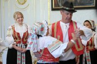 Prezidentka v kroji.