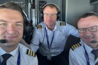 Viktor Vincze ako pilot Boeingu 737