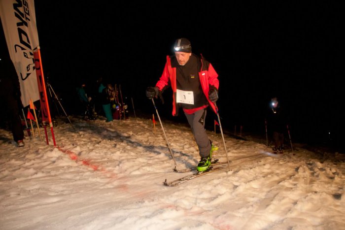 Ilustračný obrázok k článku OBRAZOM: Nočné skialpinistické preteky