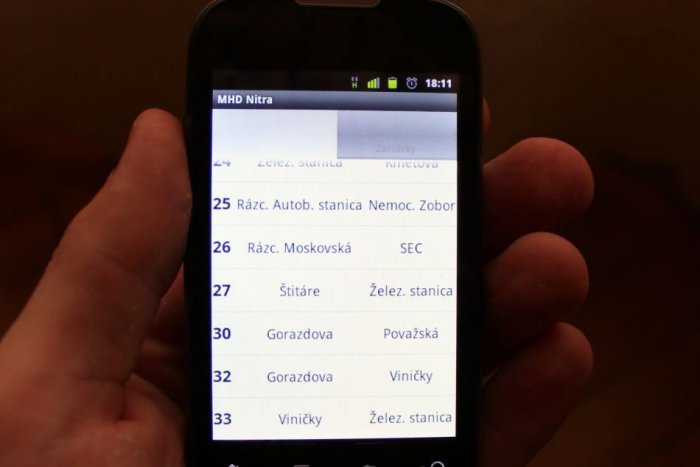 Ilustračný obrázok k článku Nitran vytvoril prospešnú aplikáciu: Cestovný poriadok MHD vždy vo vašom telefóne