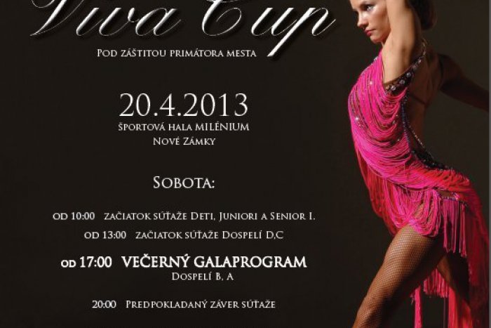 Ilustračný obrázok k článku Medzinárodná súťaž v tanečnom športe Viva Cup