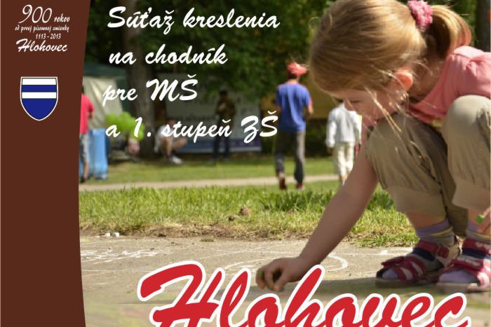 Ilustračný obrázok k článku Deti pokreslia chodníky na námestí: V súťaži ukážu ako vidia mesto Hlohovec