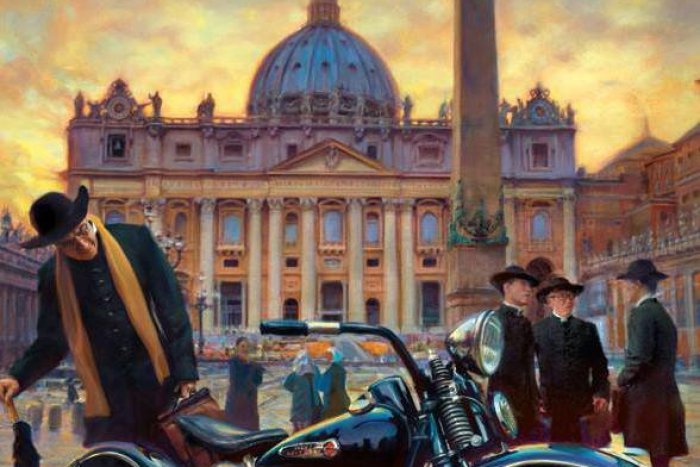 Ilustračný obrázok k článku Všetky cesty vedú do Ríma. Za pápežom Františkom sa vybrali aj prešovskí motorkári
