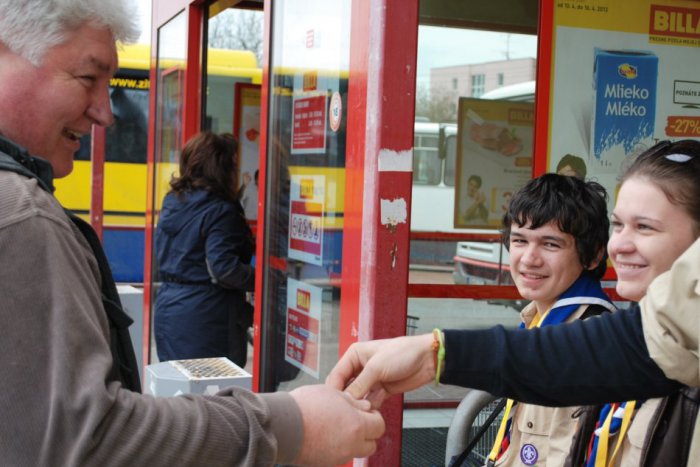 Ilustračný obrázok k článku Belasý motýľ i v Moravciach: Zbierka má podporiť pacientov s ťažkým svalovým ochorením