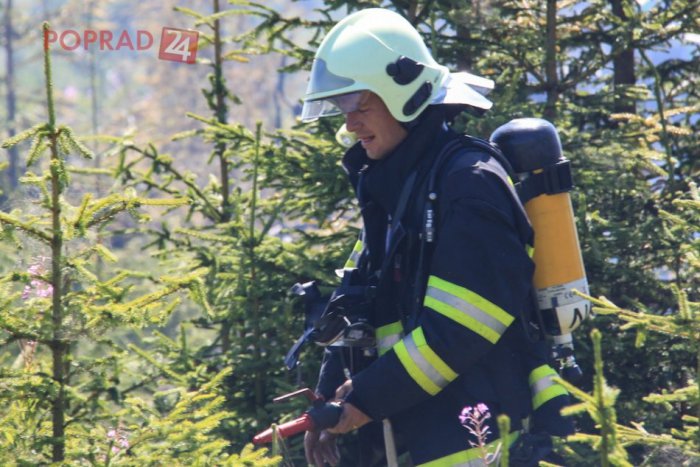 Ilustračný obrázok k článku Medzi Tatranskou a Novou Poliankou horelo. Požiar už majú hasiči pod kontrolou